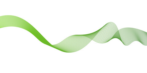 Abstract background with green or yellow wavy lines, Abstract green wavy lines. Colorful vector background. Transparent lines abstract wave shape,green wave lines frame,