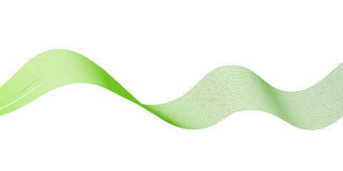 Abstract background with green or yellow wavy lines, Abstract green wavy lines. Colorful vector background. Transparent lines abstract wave shape,green wave lines frame,