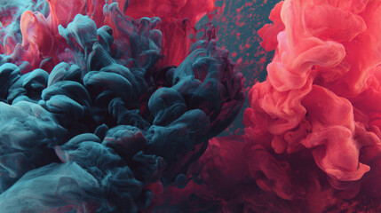 ink swirling in water, abstract creativity concept