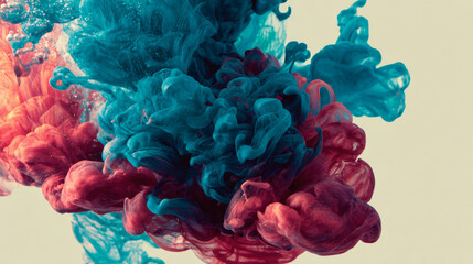 ink swirling in water, abstract creativity concept
