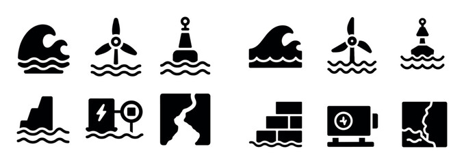 Obraz premium Alternative Energy Icons