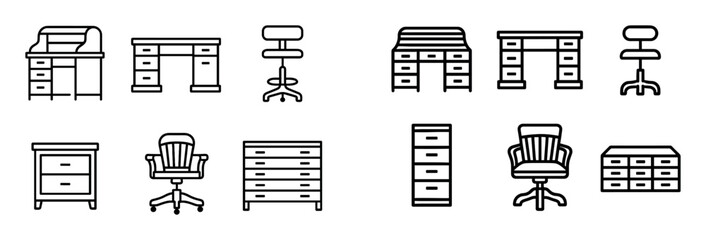 Vintage Office Icons