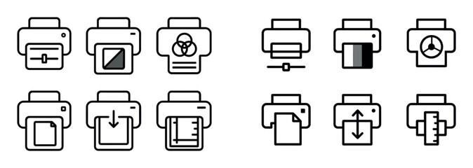 Printer Settings Icons