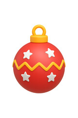 Fototapeta premium 3d a christmas bauble High quality Realistic image