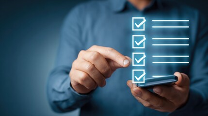 Checklist on Smartphone: Efficient Task Management