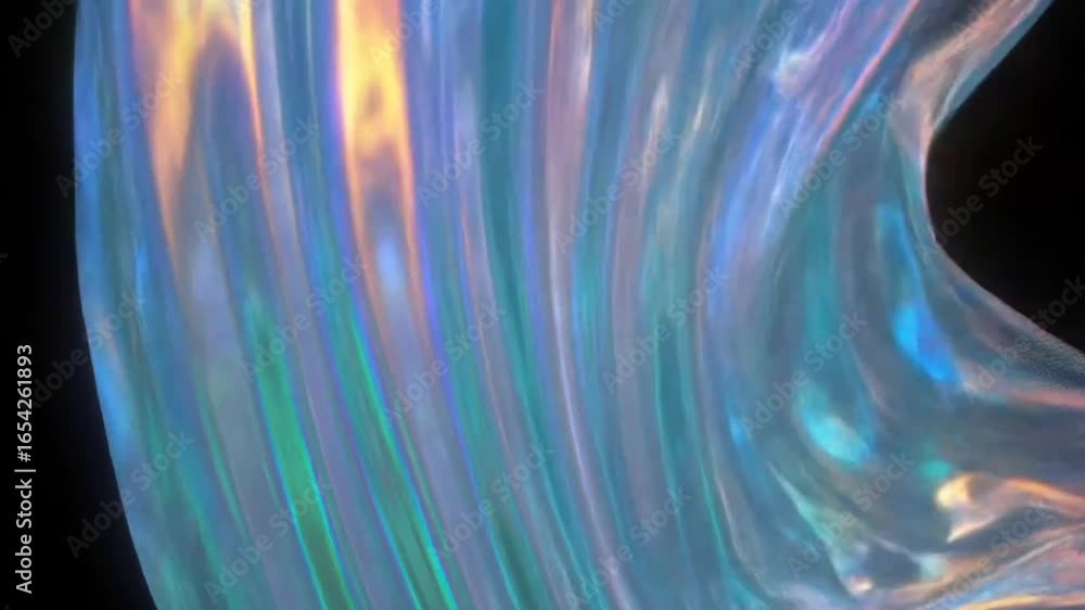 Poster iridescent abstract background with colorful light refraction and texture
