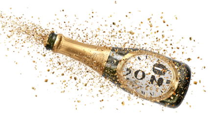 champagne bottle and cork