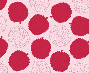 Pink lychee background.
