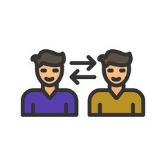 Direct icon vector image. Suitable for mobile apps, web apps and print media.