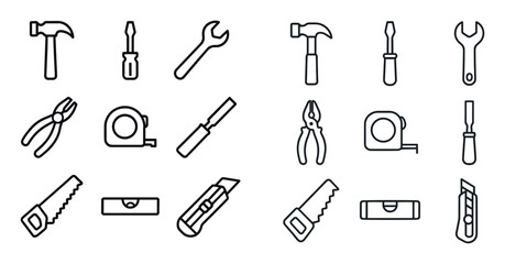 Minimalist Tool Icons