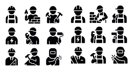 Construction Profession Icons