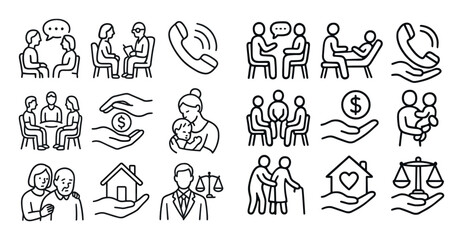 Family Support Icons