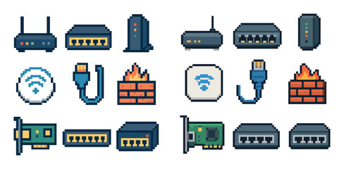 Networking Icons Grid
