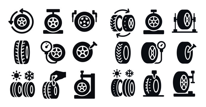 Tire Service Icons