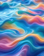Fototapeta premium Abstract swirling colors in a flowing pattern.