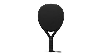 white background padel racket mockup