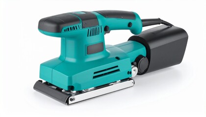 Fototapeta premium electric drill isolated on white