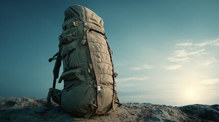 Hiking backpack outdoor adventure