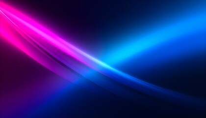 Fototapeta premium Digital abstract background with flowing lines in vibrant blue, pink, and purple against a dark backdrop