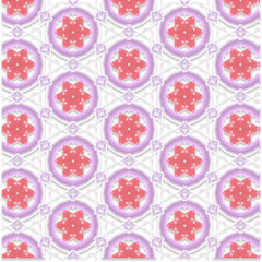 Elegant Ornamental Vector Background Seamless Symmetry Design for Print and Digital Use