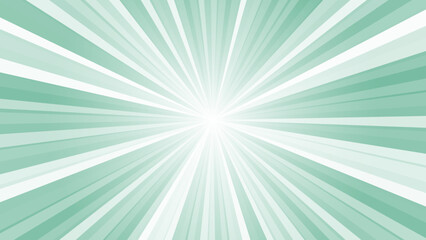 light green and white sunburst background vector design. comic background with retro rays. sunburst pattern background.
