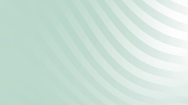 Abstract mint green and white background with curving lines and a gradient fade, suitable for graphic design projects, website backgrounds, or digital art compositions.