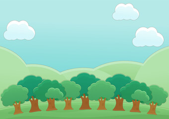 Fototapeta premium green summer nature background 2