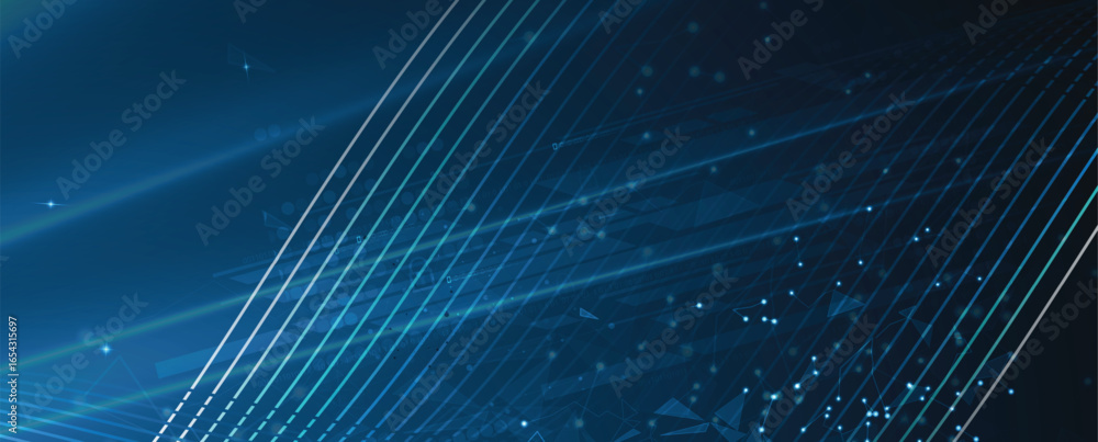 Aufkleber template for abstract high technology and science background