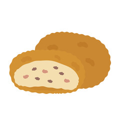 コロッケ　イラスト