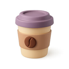 Coffee Cup – 3D Takeaway Beverage Icon