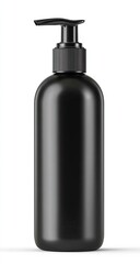 Fototapeta premium Matte black pump bottle