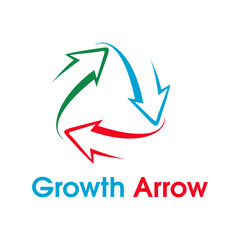 Dynamic Circular Arrows Symbolizing Business Development and Continuous Progress