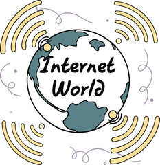 Vector illustration of a retro abstract music background design with vintage holiday ornaments