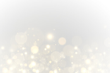 PNG transparent background with bright sparkle and abstract glow featuring holiday light blur and shiny gold decoration perfect for festive night wallpaper and modern Christmas celebration