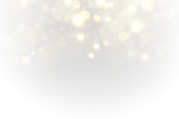 PNG transparent background with bright sparkle and abstract glow featuring holiday light blur and shiny gold decoration perfect for festive night wallpaper and modern Christmas celebration