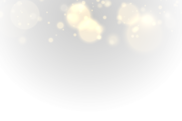 PNG transparent background with bright sparkle and abstract glow featuring holiday light blur and shiny gold decoration perfect for festive night wallpaper and modern Christmas celebration