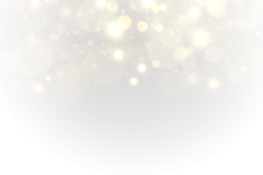PNG transparent background with bright sparkle and abstract glow featuring holiday light blur and shiny gold decoration perfect for festive night wallpaper and modern Christmas celebration
