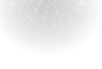 PNG realistic bubble set with transparent glossy spheres flying in blue sky featuring soap circle design and clean water illustration with abstract white background and decorative air element