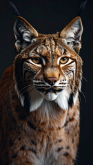 Fototapeta premium portrait of a lynx
