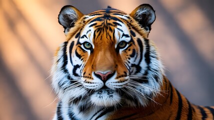 Fototapeta premium A portrait of a tiger