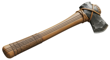 Isolated Stone Axe