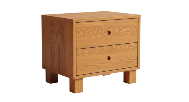 Isolated Bedside Table