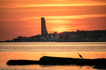 Sonnenaufgang über Laboe Ostsee