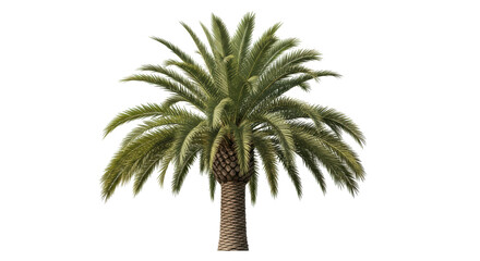 Isolated Phoenix Date Palm Tree
