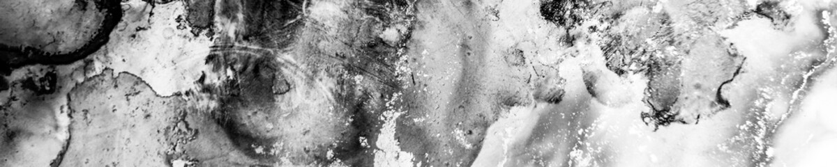 Fluid Painting. Marble Glitter. Indigo Grunge