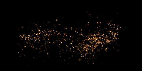 Overlay, shine, orange, starburst, decoration create festive sky. PNG fireworks and gold glow sparkle in transparent background. Bright shiny PNG effect perfect for holiday card and luxury design.