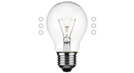 Isolated Light Bulb