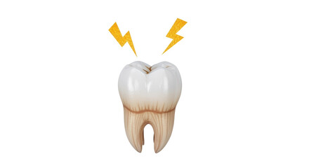 Isolated Tooth with Lightning