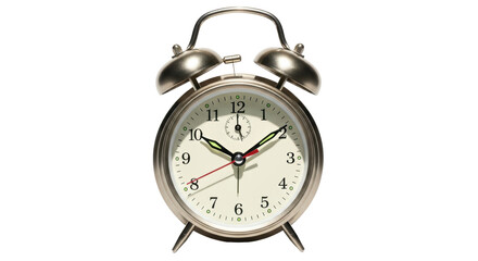 Isolated Classic Alarm Clock