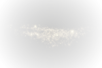 PNG bright starburst and sparkling fireworks with golden rain effect and glowing dust in orange and yellow night sky featuring abstract texture and magic confetti for festive holiday illustration